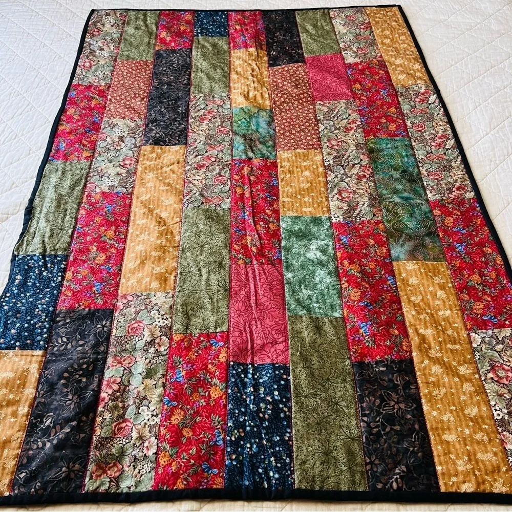 32”x48” New Handmade Quilted Throw.